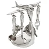 Barware Sets|Godinger Airplane 5 Piece Bar Tool Set