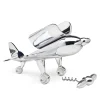 Wine Racks|Godinger Airplane Wine Bottle Holder with Corkscrew