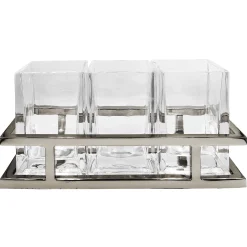 Flatware Caddies|Godinger Aspen Silver Flatware Caddy