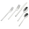 Flatware Sets|Godinger Atlas Matte 18/0 Stainless Steel 20 Piece Flatware Set, Service For 4