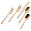 Flatware Sets|Godinger Atlas Matte Copper 18/0 Stainless Steel 20 Piece Flatware Set, Service For 4