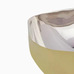 Serving Bowls|Godinger Auburn Gold Organic Salad Bowl