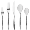 Flatware Sets|Godinger Avellino Mirrored 18/10 Stainless Steel 20 Piece Flatware Set, Service For 4