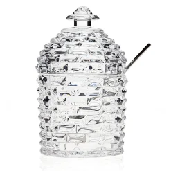 Honey & Jam Jars|Godinger Bee Hive Honey Jar with Spoon