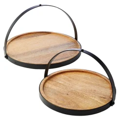 Serving Trays|Godinger Benson Duo Serving Tray Set