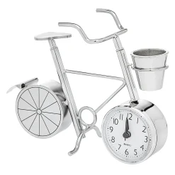 Clocks|Godinger Bicycle Desk Set Clock