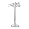 Candles & Candleholders|Godinger Blossom Platinum Tapered Candle Holder 18.5"