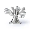 Candles & Candleholders|Godinger Blossom Platinum Tapered Candle Holder 6"