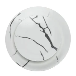 Everyday Dinnerware|Godinger Boulon Black Porcelain 12 Piece Dinnerware Set, Service For 4