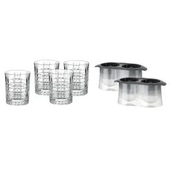 Dof & Highball|Godinger Boundary Double Old Fashion 6 Piece Chiller Set