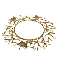 Chargers|Godinger Butterfly Gold Charger Plate