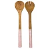 Salad Servers|Godinger Capri Pink Salad Server Set
