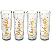 Shot Glasses|Godinger Celebrate Shooters, Set of 4