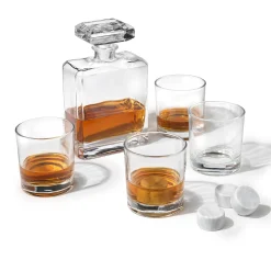 Decanter & Decanter Sets|Godinger Chateau 9 Piece Whiskey Decanter Set