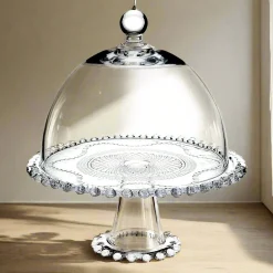 Cake Stands|Godinger Chesterfield Wide Cake Dome
