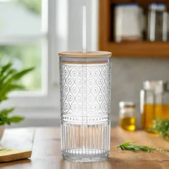 Acrylic|Godinger Claro Acrylic Clear Travel Tumbler, Set of 4