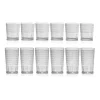 Acrylic|Dof & Highball|Godinger Claro Acrylic Highball & Double Old Fashion, Set of 12