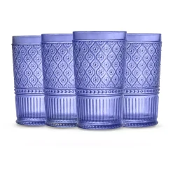 Dof & Highball|Godinger Claro Blue Highball, Set of 4