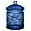 Kitchen Storage|Godinger Claro Blue Medium Canister