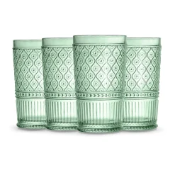 Dof & Highball|Godinger Claro Green Highball, Set of 4