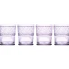 Dof & Highball|Godinger Claro Lavender Double Old Fashion, Set of 4