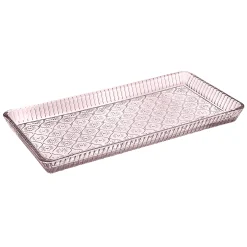 Serving Trays|Godinger Claro Pink Serving Tray