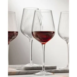 Wine & Champagne|Godinger Divo Optic Red Wine, Set of 4