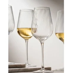 Wine & Champagne|Godinger Divo Optic White Wine, Set of 4
