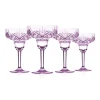 Martini & Coupes|Acrylic|Godinger Dublin Acrylic Lavender Margarita, Set of 4