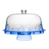 Acrylic|Specialty Serving|Godinger Dublin Blue Acrylic 6 In 1 Cake Dome