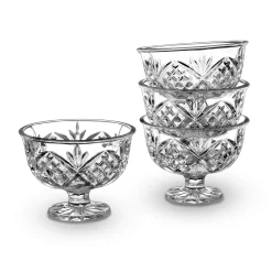 Serving Bowls|Dublin Kitchen|Godinger Dublin Crystal 5 Piece Dessert Set