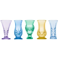 Vases|Dublin Décor|Godinger Dublin Crystal 5 Piece Spring Bud Vase Set