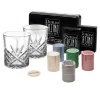 Dublin Glassware|Godinger Dublin Crystal Casino Poker Set