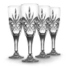 Wine & Champagne|Dublin Glassware|Godinger Dublin Crystal Flutes, Set of 4