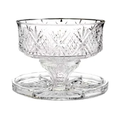 Cake Stands|Godinger Dublin Crystal Footed Cake Dome