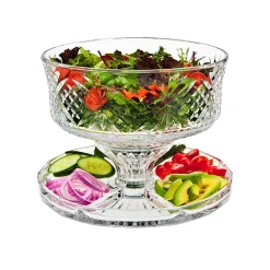 Cake Stands|Godinger Dublin Crystal Footed Cake Dome