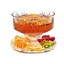 Cake Stands|Godinger Dublin Crystal Footed Cake Dome