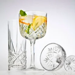Dublin Glassware|Dublin Kitchen|Godinger Dublin Crystal Gin Ballon Glass, Set of 4