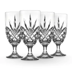 Dublin Glassware|Godinger Dublin Crystal Ice Tea Glass, Set of 4