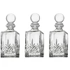 Decanter & Decanter Sets|Godinger Dublin Crystal Mini Decanter, Set of 3