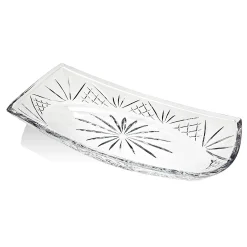 Dublin Kitchen|Godinger Dublin Crystal Oval Serving Bowl
