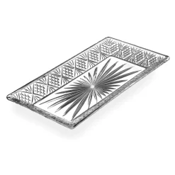 Serving Trays|Dublin Kitchen|Godinger Dublin Crystal Rectangle Tray