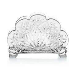Kitchen Storage|Dublin Kitchen|Godinger Dublin Crystal Scalloped Standing Napkin Holder