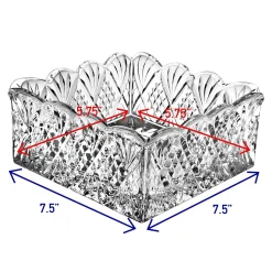 Dublin Kitchen|Godinger Dublin Crystal Scalloped Napkin Holder
