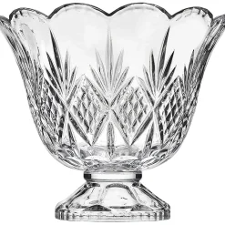 Dublin Glassware|Godinger Dublin Crystal Scalloped 10 Piece Punch Set