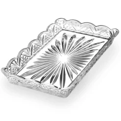 Serving Trays|Dublin Kitchen|Godinger Dublin Crystal Scalloped Serving Tray