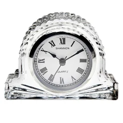 Clocks|Dublin Décor|Godinger Dublin Crystal Small Mantle Clock