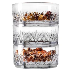 Serving Bowls|Dublin Kitchen|Godinger Dublin Crystal Stacking Nut Bowl, Set of 3
