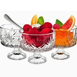 Serving Bowls|Dublin Kitchen|Godinger Dublin Crystal Tasters Trifle 16 Piece Set