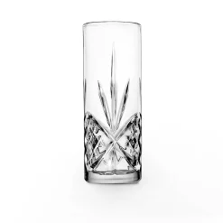 Dof & Highball|Dublin Glassware|Godinger Dublin Crystal Tom Collins Highball Glass, Set of 4